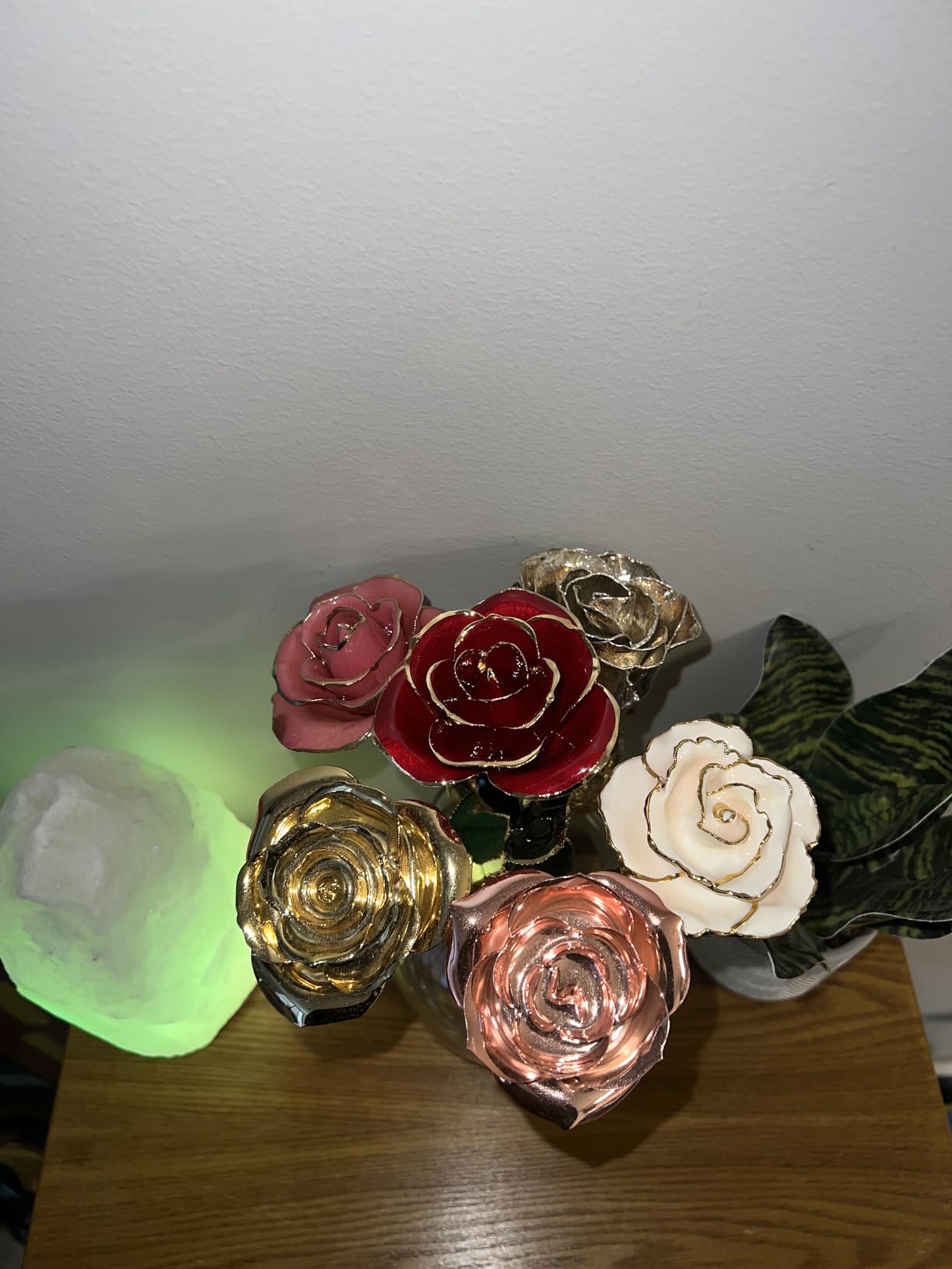 Gold Dipped Rose Real 24K Gold Rose, Genuine One of a Kind Rose Hand Dipped in 24K Golden Roses Romantic Gifts for Women in Her Birthday Anniversary Valentines Day Mothers Day - Customer Photo 1