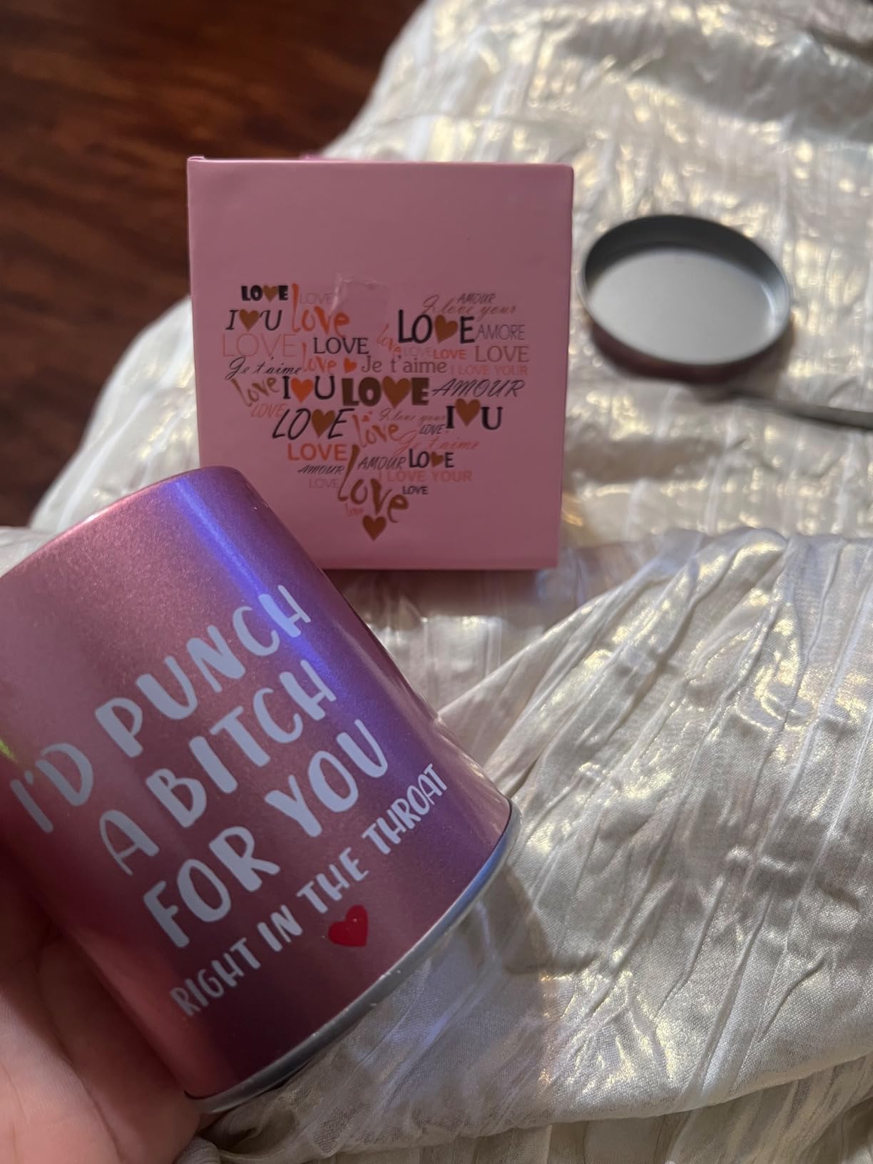 Valentines Day Gifts for Her Scented Candle: Birthday Gifts for Women Mom Girlfriend Wife Sister Galentines Mothers Day Christmas Stocking Stuffers White Elephant Anniversary Friendship Funny Gift - Customer Photo 1