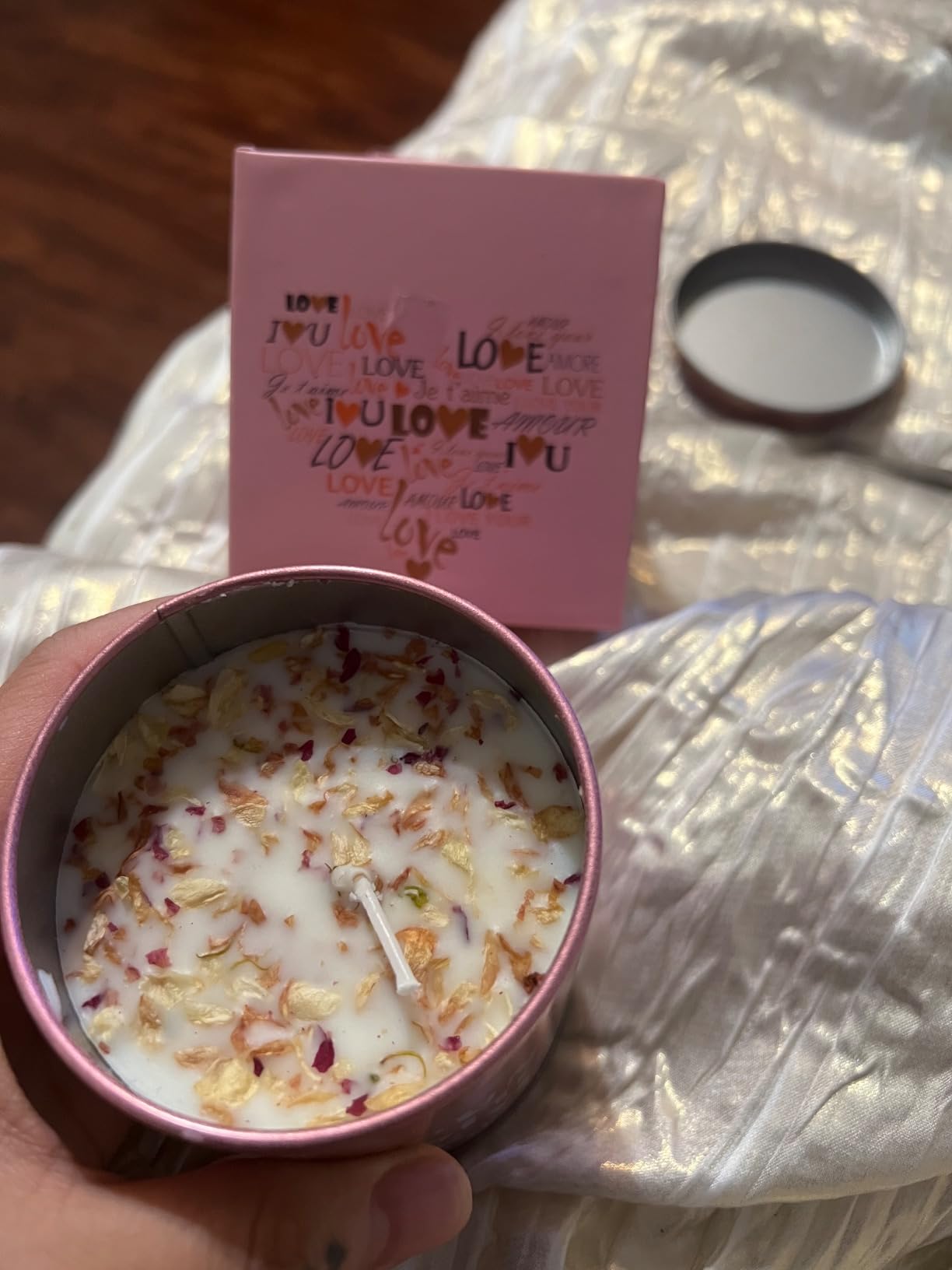 Valentines Day Gifts for Her Scented Candle: Birthday Gifts for Women Mom Girlfriend Wife Sister Galentines Mothers Day Christmas Stocking Stuffers White Elephant Anniversary Friendship Funny Gift - Customer Photo 2