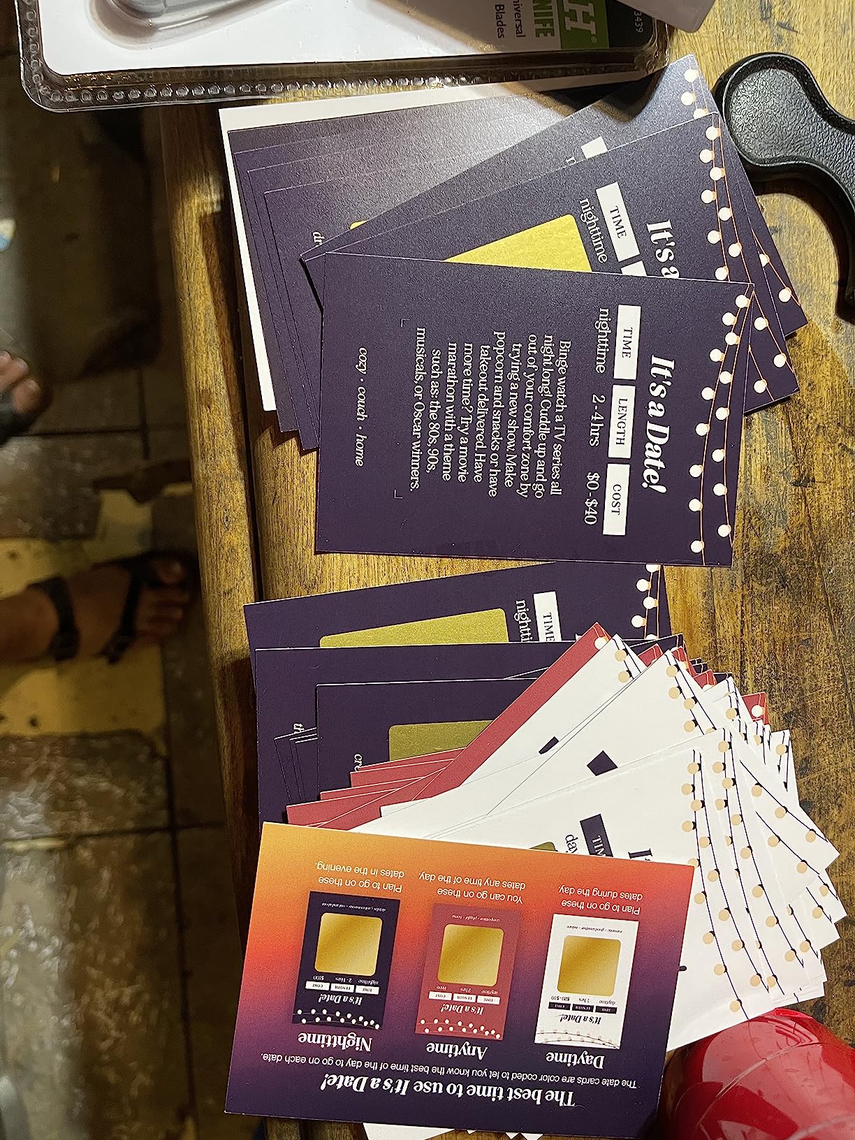 It's a Date!, 40 Fun and Romantic Scratch Off Date Night Ideas for Him, Her, Girlfriend, Boyfriend, Wife, Husband & Couples, Valentine's Gift for Men and Women - Customer Photo 4