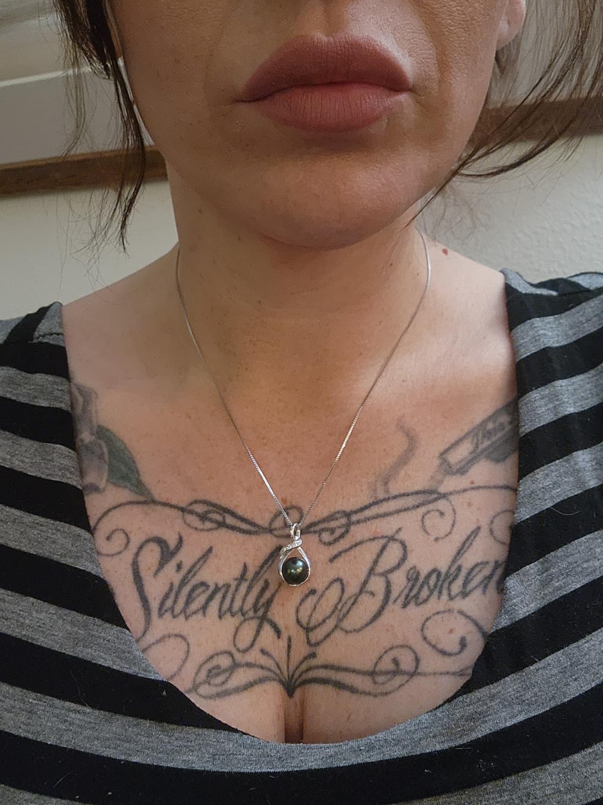 Gifts for Women Wife-Tahitian-Black-Pearl-Necklace-Gift for Wife Wedding Birthday Anniversary Jewelry-Mom Girlfriend Her Mothers Day Gifts for Mom Women Valentines Christmas Day Customer Review Gifts for Women Wife-Tahitian-Black-Pearl-Necklace-Gift for Wife Wedding Birthday Anniversary Jewelry-Mom Girlfriend Her Mothers Day Gifts for Mom Women Valentines Christmas Day - Customer Photo 1