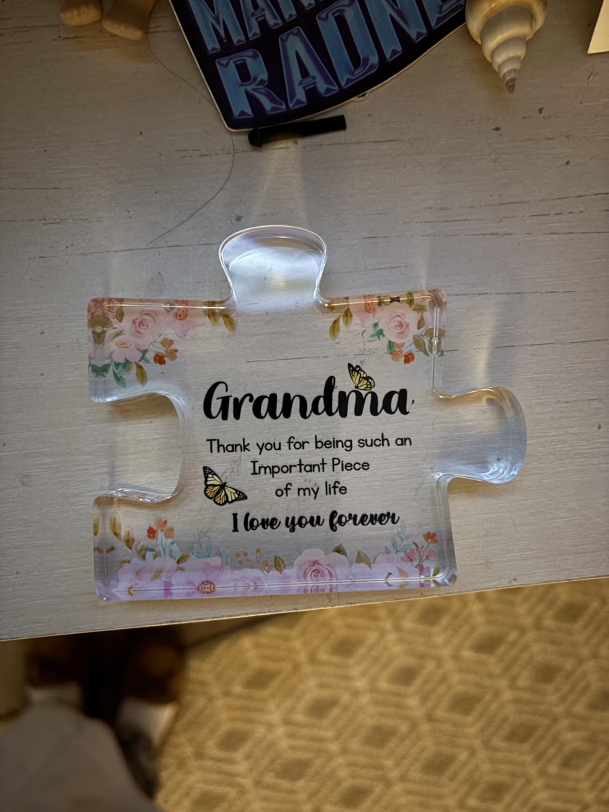 to My Man - Engraved Acrylic Block Puzzle 4.1 x 3.5 inch Gifts for Him for Husband - Fiance Birthday Gifts, Valentines Day Gift for Boyfriend - Cool Wedding Couple - Customer Photo 2