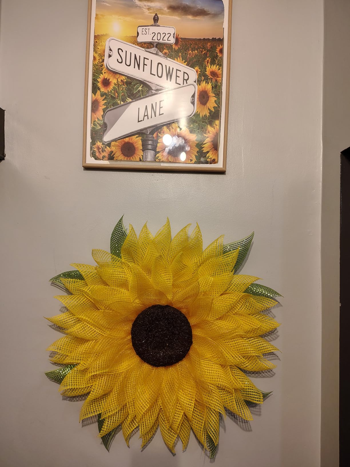 Personalized Crossroads Street Sign For Couples, Custom Name And Date Vintage Street Sign Canvas Print, Christmas Gifts for her/him, Valentines Day Gift for Girlfriend/Boyfriend - Customer Photo 3