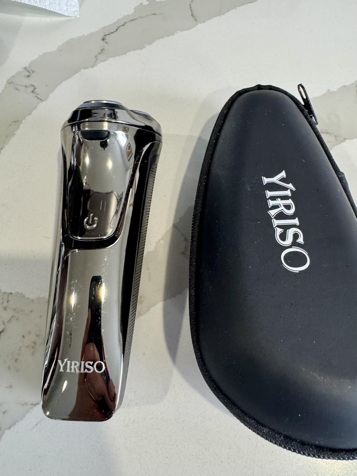 Electric Razor for Men, 90Min Long-Lasting Shaver with 4D Floating Head & LCD Display, Ultra Smooth for Sensitive Skin, IPX6 Waterproof, USB-C Fast Charge, with Travel Case - Ideal Gift customer photo 1