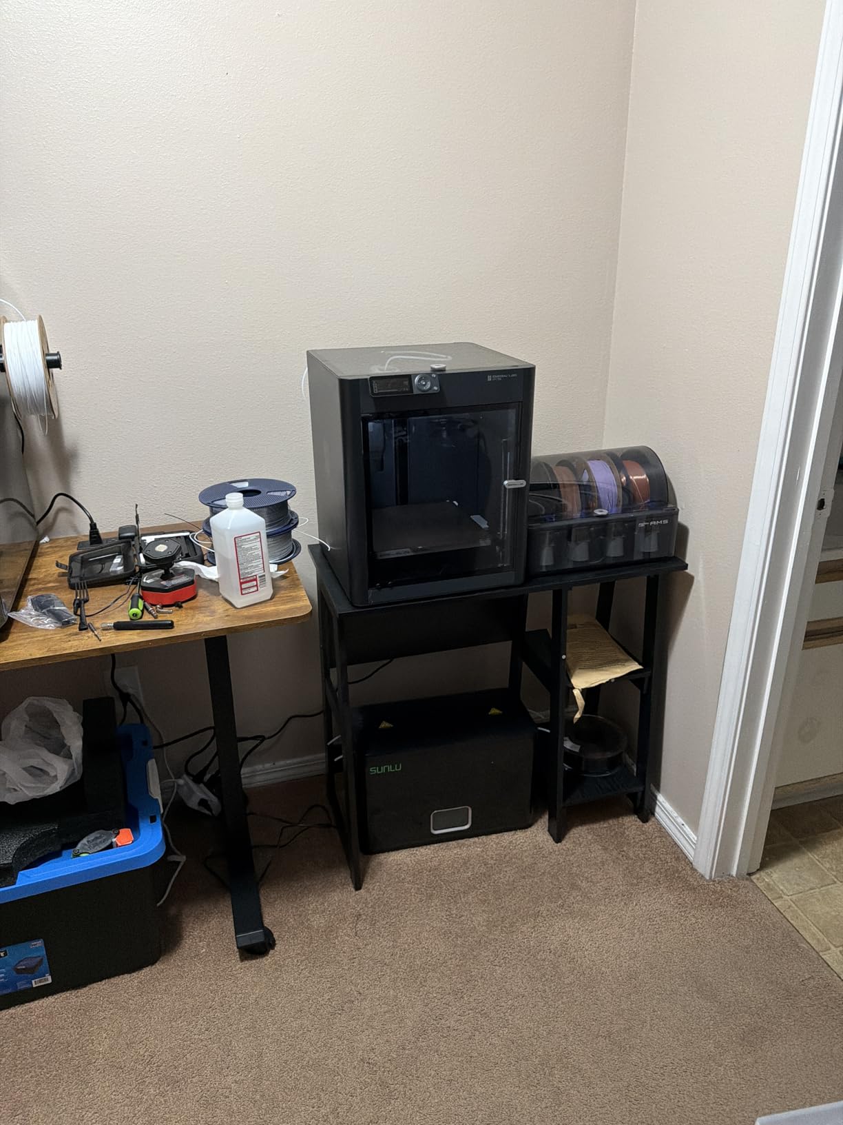 Bambu Lab P1S 3D Printer, Fully Enclosed, Support Up to 16 Colors/Multi Materials, 500mm/s Fast Printing and High Precision, CoreXY and Auto Bed Leveling, Ready-to-Use FDM 3D Printers Large Print Size customer photo 2