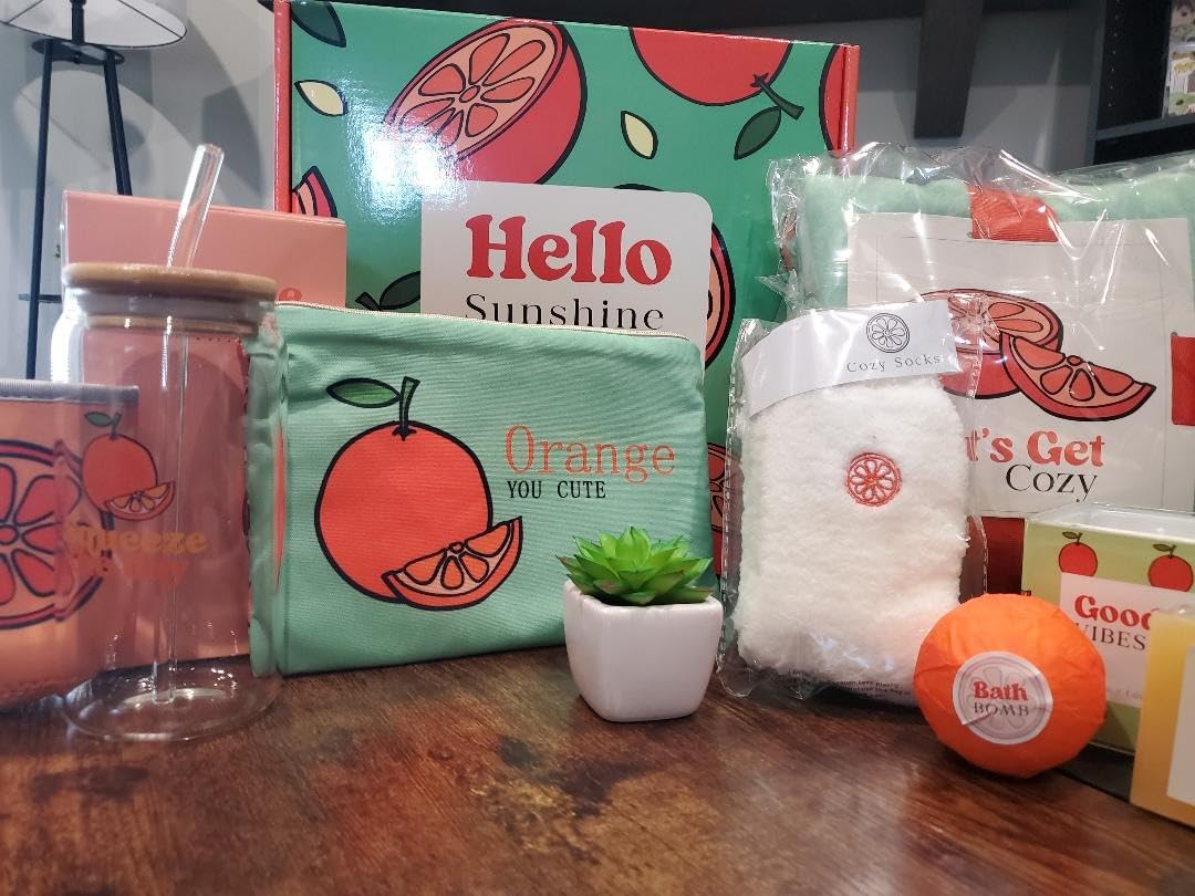 The Love Crate Co Gift Baskets for Women, Unique Birthday Gifts, Best Friend Birthday Gift, Get Well Soon, Sending Sunshine Sunflower Gifts for Women, Thinking of You Care Package - Customer Photo 1