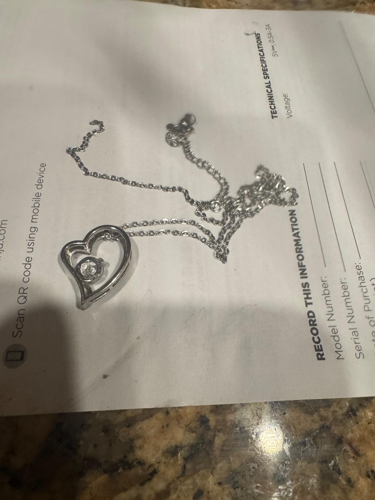 To My Soulmate Necklace For Women, Funny Gifts For Girlfriend, Personalized Christmas Presents For Girlfriend, Best Birthday Meaningful Gift Ideas For Wife, Women Romantic Jewelry For Her Anniversary - Customer Photo 1