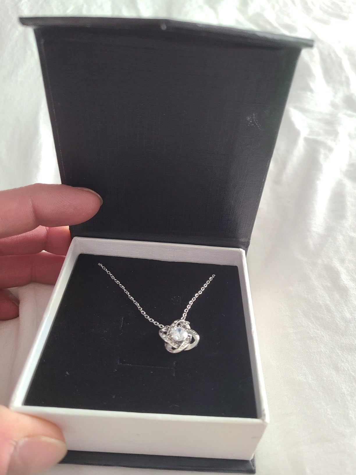 To My Soulmate Necklace For Women, Funny Gifts For Girlfriend, Personalized Christmas Presents For Girlfriend, Best Birthday Meaningful Gift Ideas For Wife, Women Romantic Jewelry For Her Anniversary - Customer Photo 2