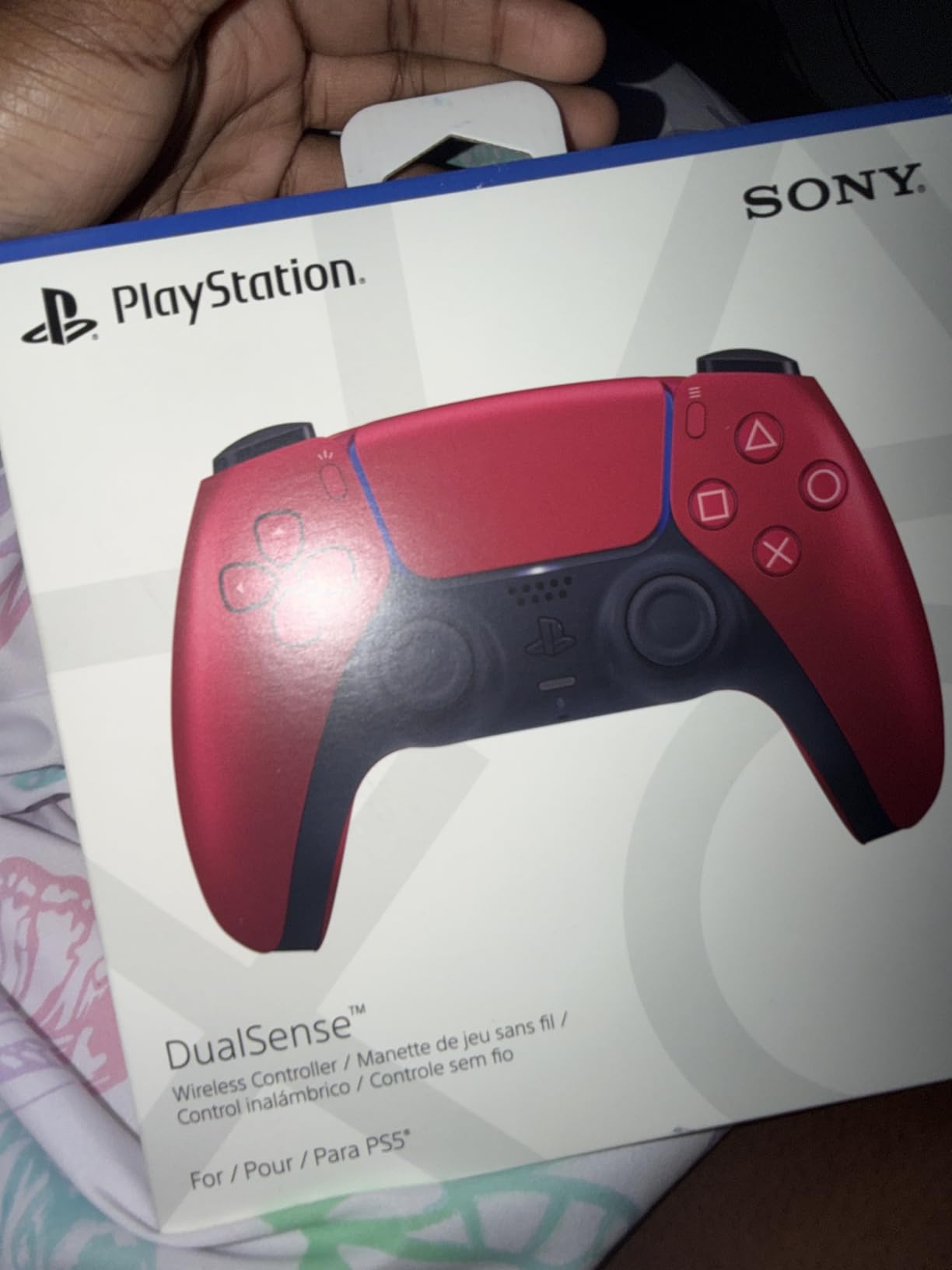 PlayStation DualSense Wireless Controller - Volcanic Red customer photo 1