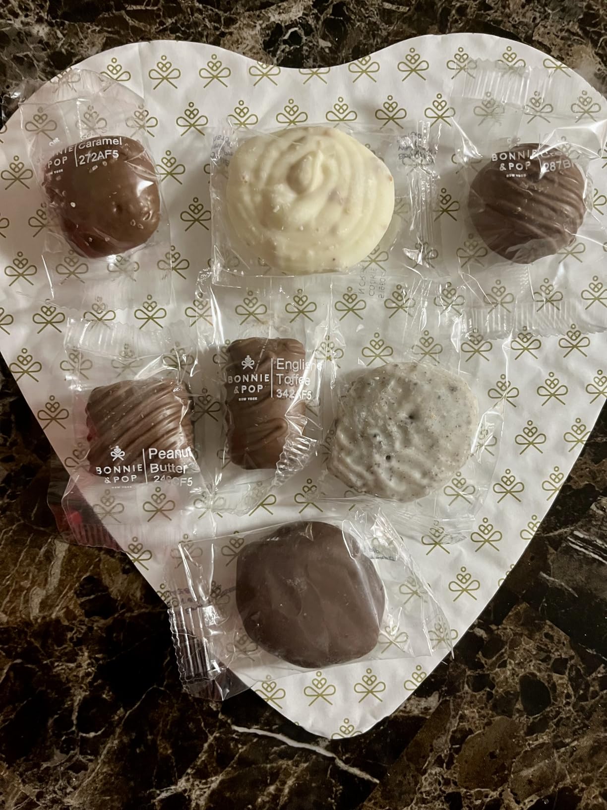 Valentines Chocolate Gift Basket | Heart Shaped Gift Present for Mom, Grandmother, Wife, Spouse with Assorted Milk Chocolate Truffles | Bonnie and Pop Customer Review Valentines Chocolate Gift Basket | Heart Shaped Gift Present for Mom, Grandmother, Wife, Spouse with Assorted Milk Chocolate Truffles | Bonnie and Pop - Customer Photo 1