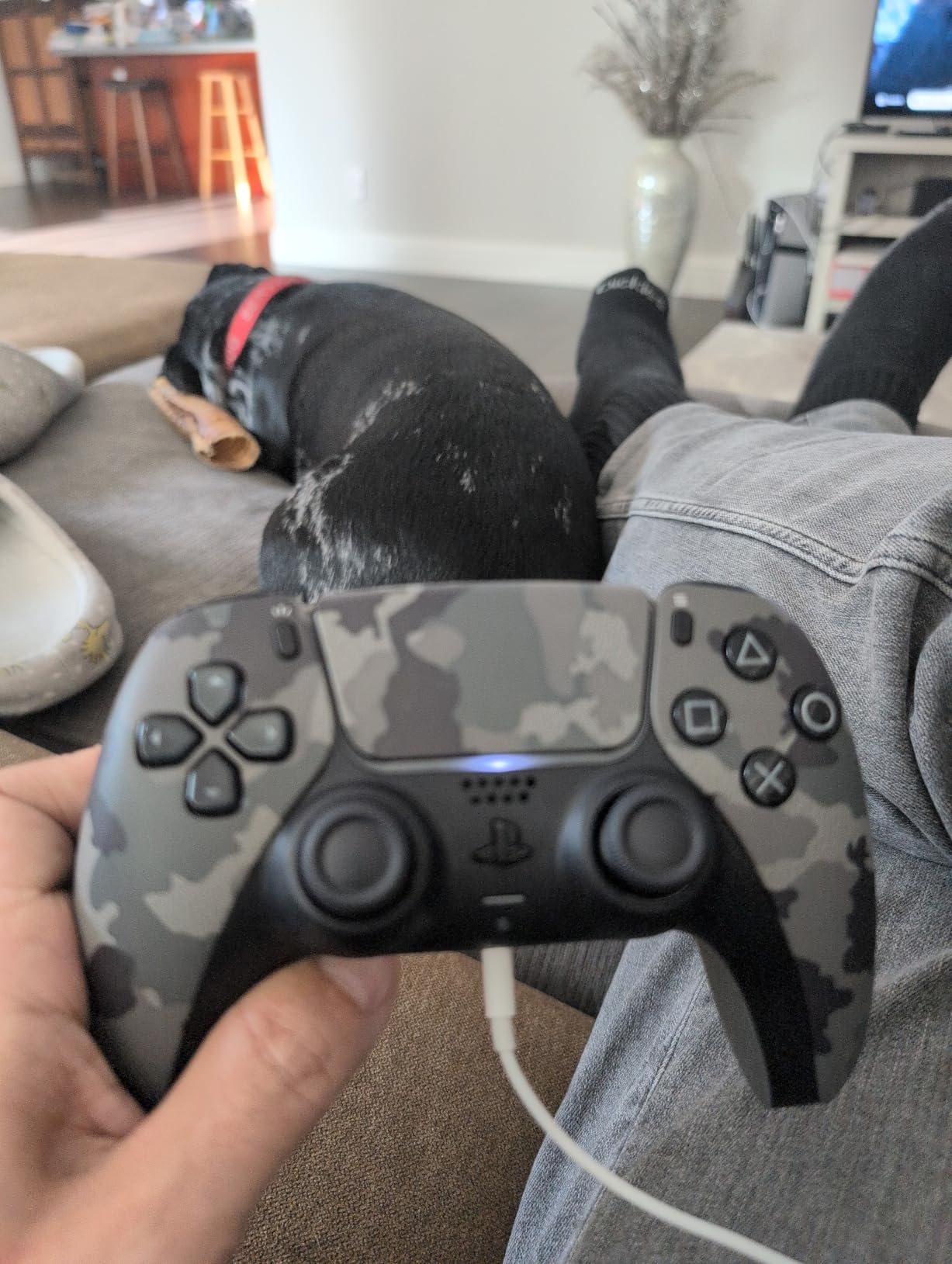 PlayStation DualSense Wireless Controller - Gray Camouflage customer photo 1