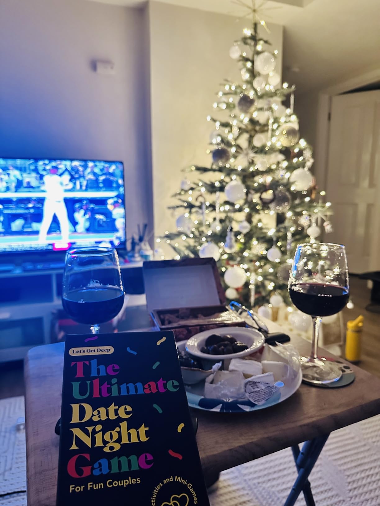 The Ultimate Date Night Game by Relatable, Great for Couples Games and Stay at Home Date Night Ideas, From The Makers of Let's Get Deep Relationship Card Game, Includes 200 Cards & Spinner - Customer Photo 2