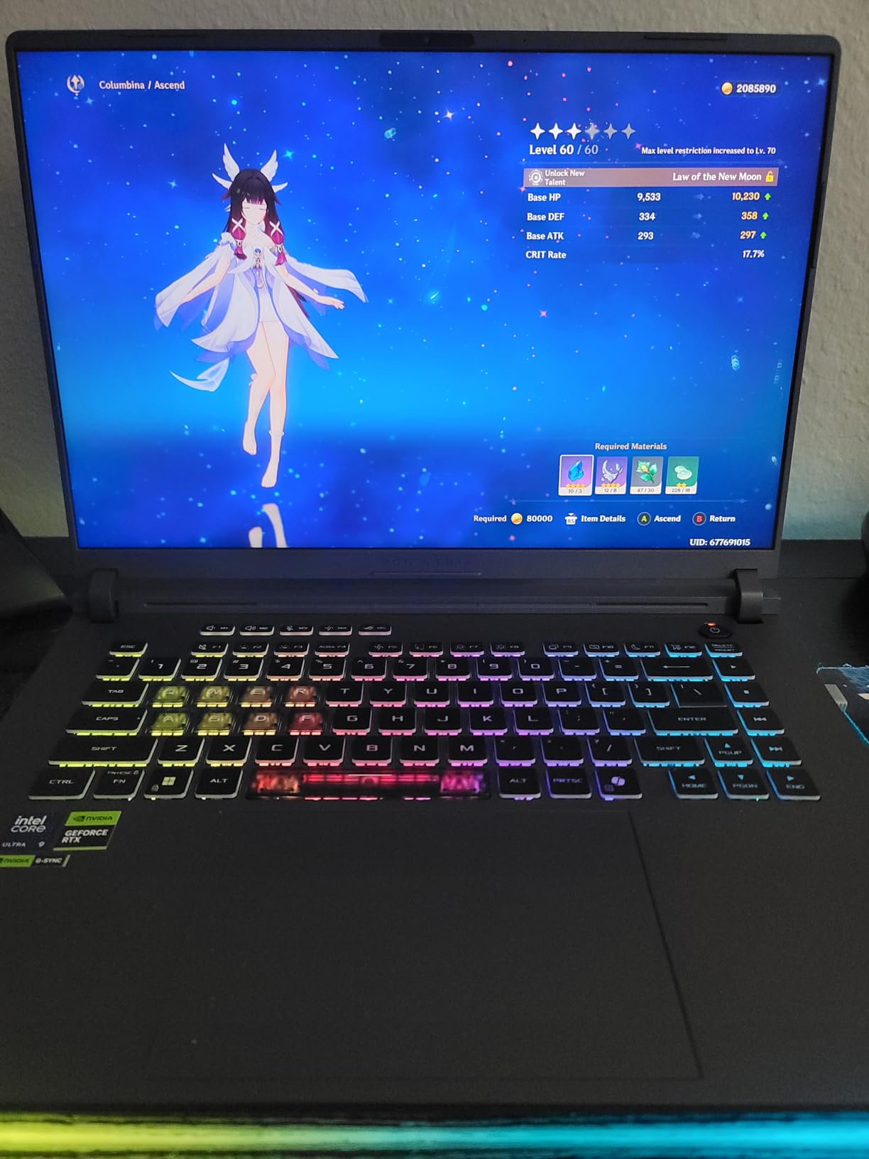 ASUS ROG Strix G16 Gaming Laptop, 165Hz Display, NVIDIA GeForce RTX 4060, Intel Core i7-13650HX, 16GB DDR5, 1TB PCIe Gen4 SSD, Wi-Fi 6E, Windows 11, G614JV-AS74 customer photo 1