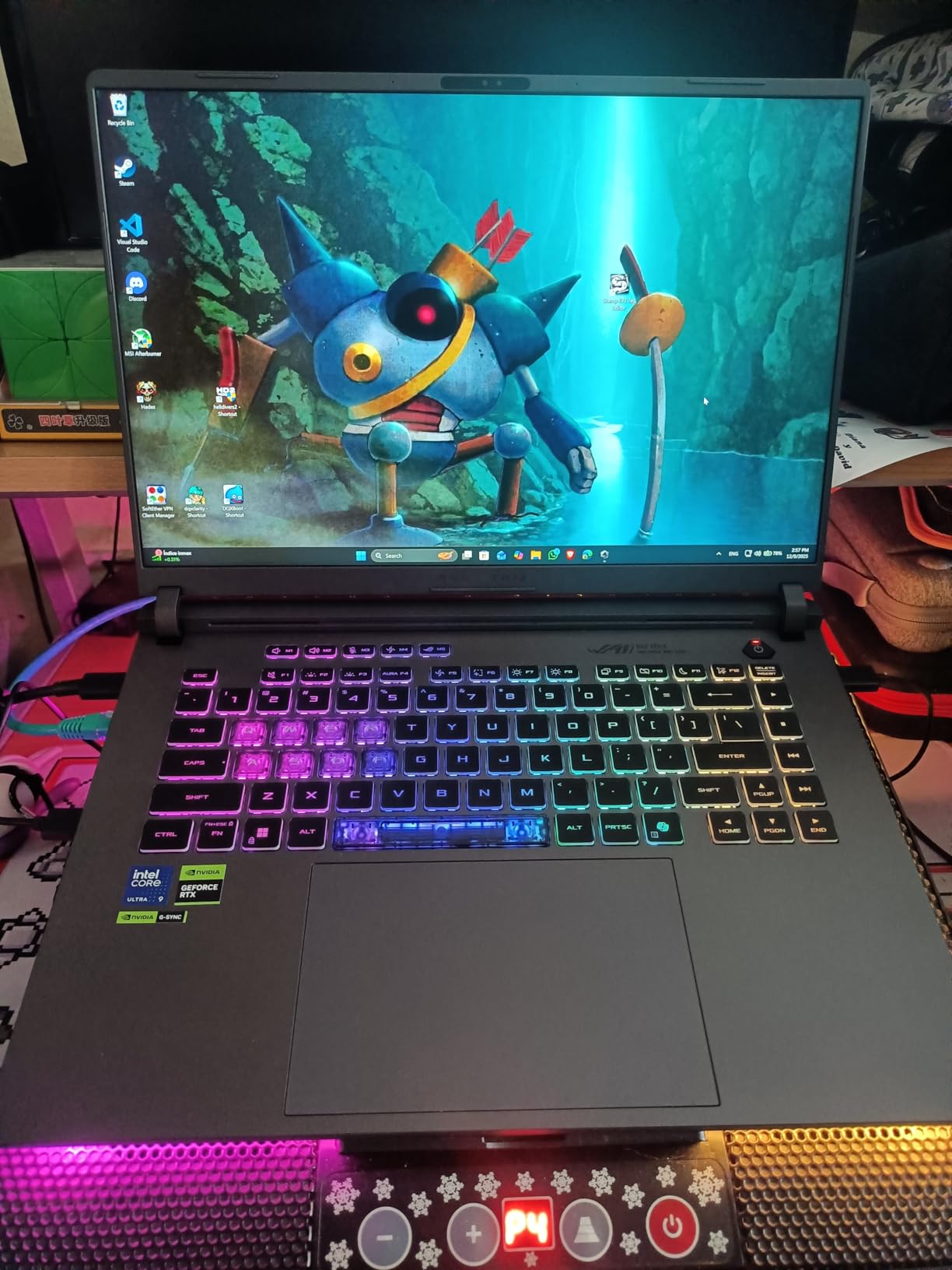 ASUS ROG Strix G16 Gaming Laptop, 165Hz Display, NVIDIA GeForce RTX 4060, Intel Core i7-13650HX, 16GB DDR5, 1TB PCIe Gen4 SSD, Wi-Fi 6E, Windows 11, G614JV-AS74 customer photo 2