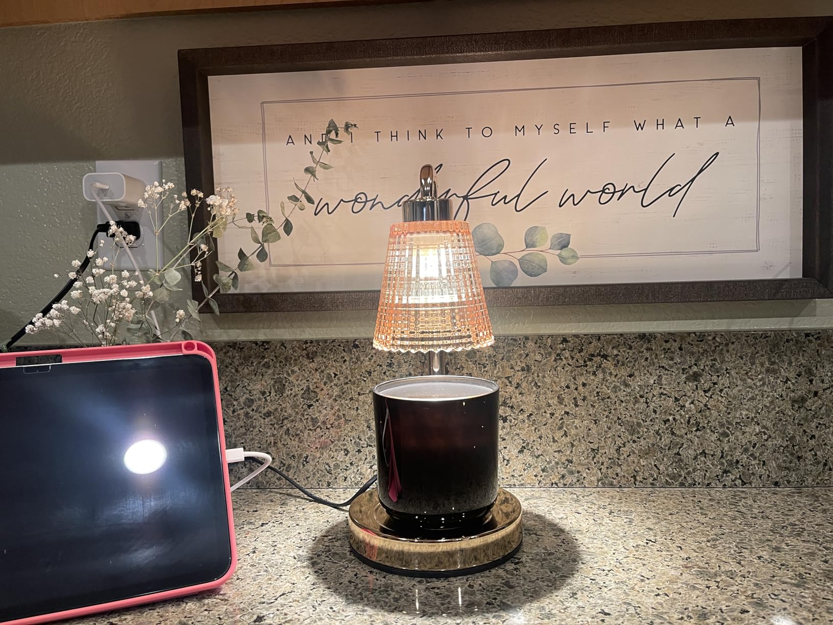 Candle Warmer Lamp with Timer Dimmable, Birthday Gifts for Women Mom, House Warming Gifts New Home Decor, Wax Melt Warmer for Jar Candles with 2 Bulbs - Customer Photo 3