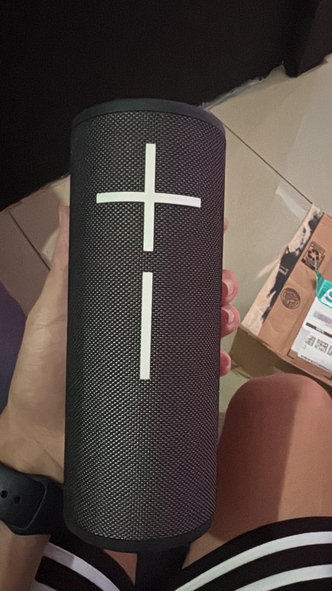 Boom 4 Portable Waterproof Bluetooth Speaker with 360-Degree, Bold, Immersive, Crystal-Clear Sound, Floating Speaker with 15-Hour Battery and 147ft (45m) Range - Black customer photo 1