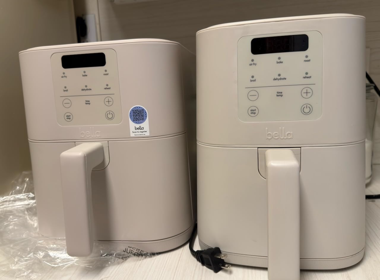 bella 4Qt Slim Air Fryer, Fits-anywhere Kitchenware, EverGood Ceramic Nonstick Coating, 6 Preset Cooking Options customer photo 2