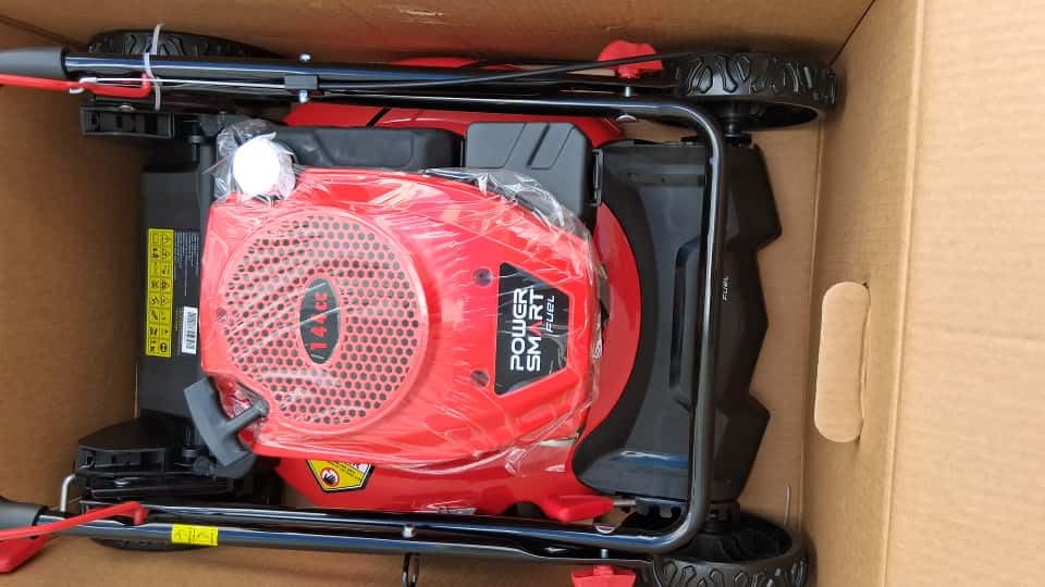 PowerSmart 21 in. Gas Lawn Mower with 144cc OHV Engine, 2-in-1 Push Mower with Mulching & Side-Discharge customer photo 2