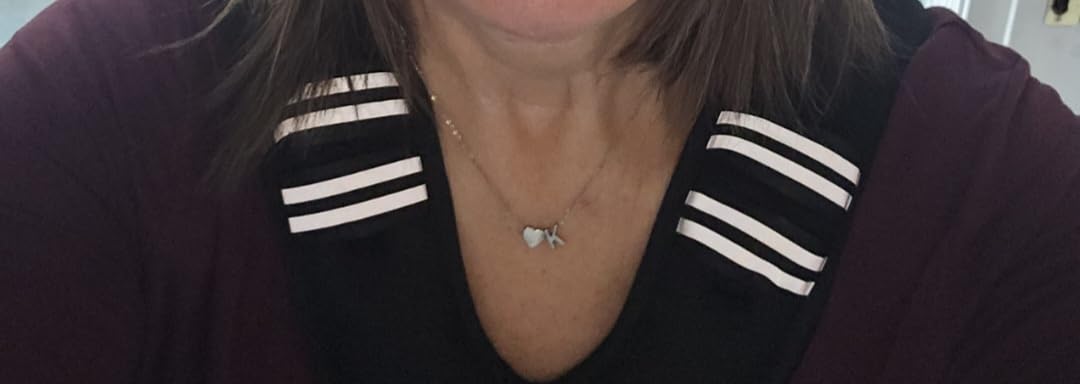 Turandoss Valentines Day Gifts for Kids Teen Girls - Dainty 18K Gold Plated Heart Initial A-Z Pendant Necklace Trendy Jewelry Heart Necklaces Birthday Valentines Day Gifts for Girlfriend Wife Women - Customer Photo 1