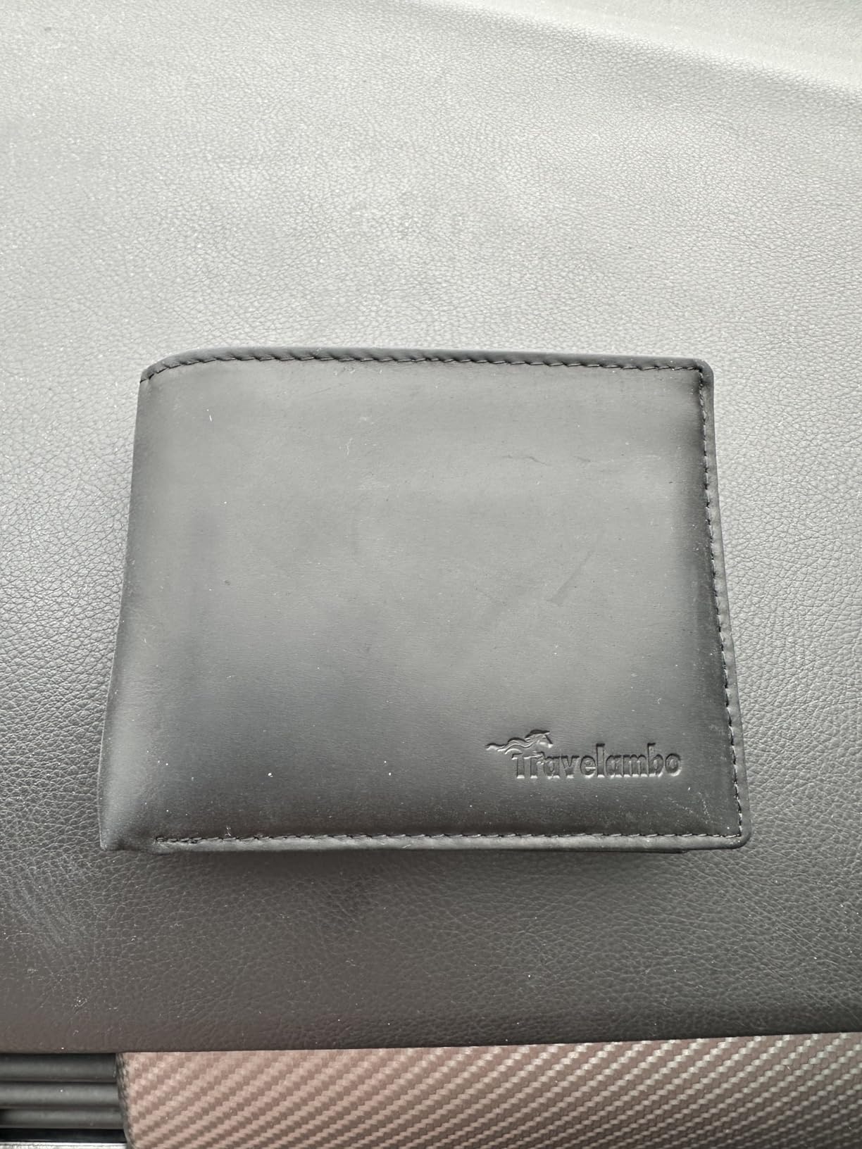 Travelambo Genuine Leather Wallet for Men with Gift Box - Handmade Bifold Stylish - Mens Wallets Rfid Blocking with 2 ID Windows - Customer Photo 1