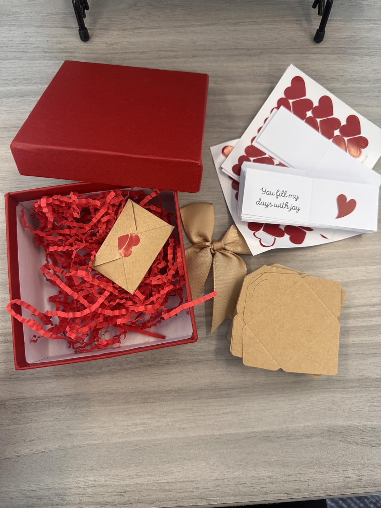 60 Mini Love Notes With Envelopes - Personalized Valentines Day Gifts For Him, Her, Girlfriend - DIY Valentines Gift For Husband, Wife, Men, Women - Boyfriend Gifts for Birthday, Anniversary - Customer Photo 2