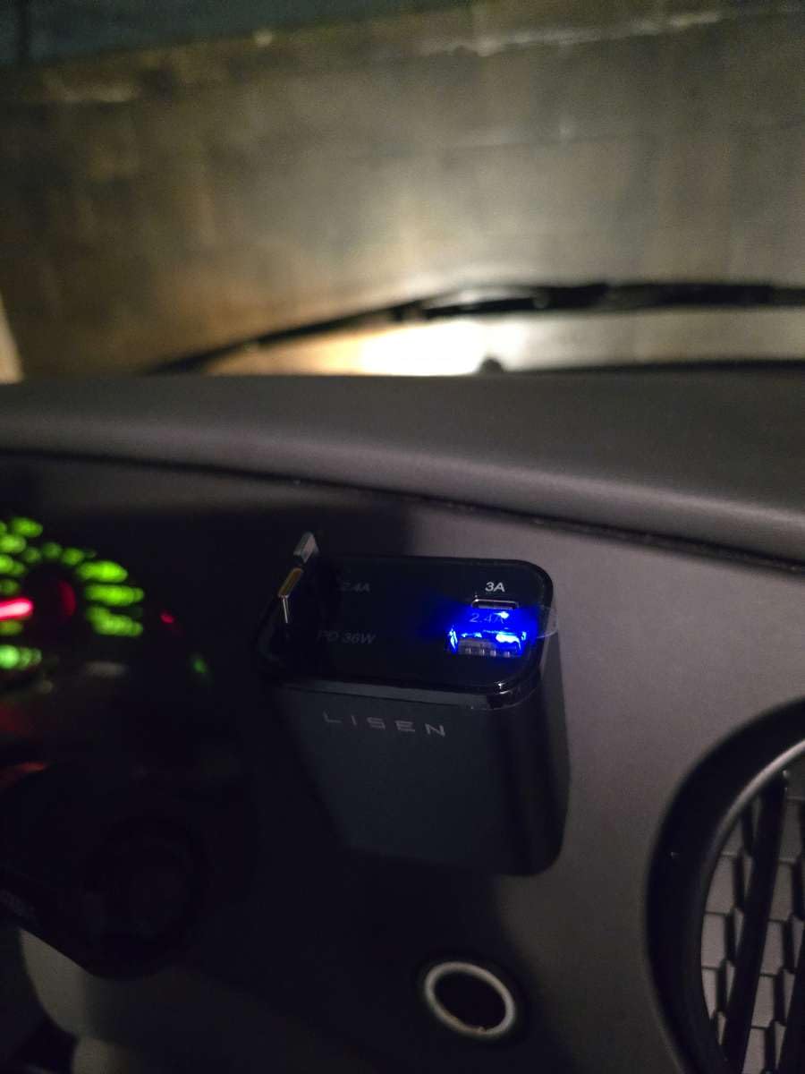 LISEN Retractable Car Charger, for Valentines Day Gifts for Him Her, 69W Cars Adapter USB C Fast Charger for iPhone 17 14 11, Car Accessories Gadgets for Men, Anniversary Birthday Gifts for Men Women - Customer Photo 1