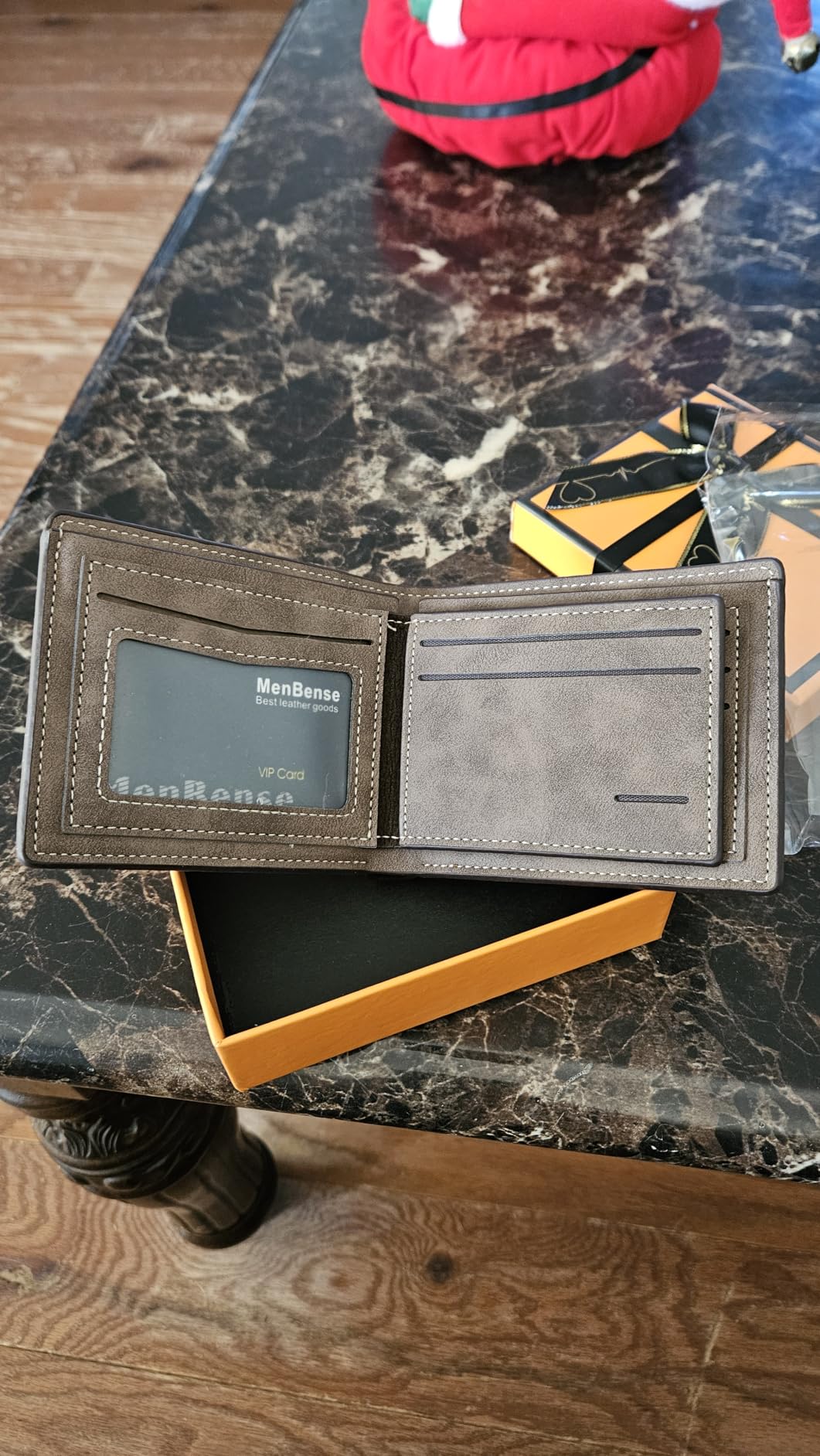 Valentines Day Gifts for Him, Personalized Wallet for Men, Custom Wallet Engraved Photo & Initial Name, Customized Mens Wallets for Boyfriend Birthday Anniversary Christmas - Customer Photo 1