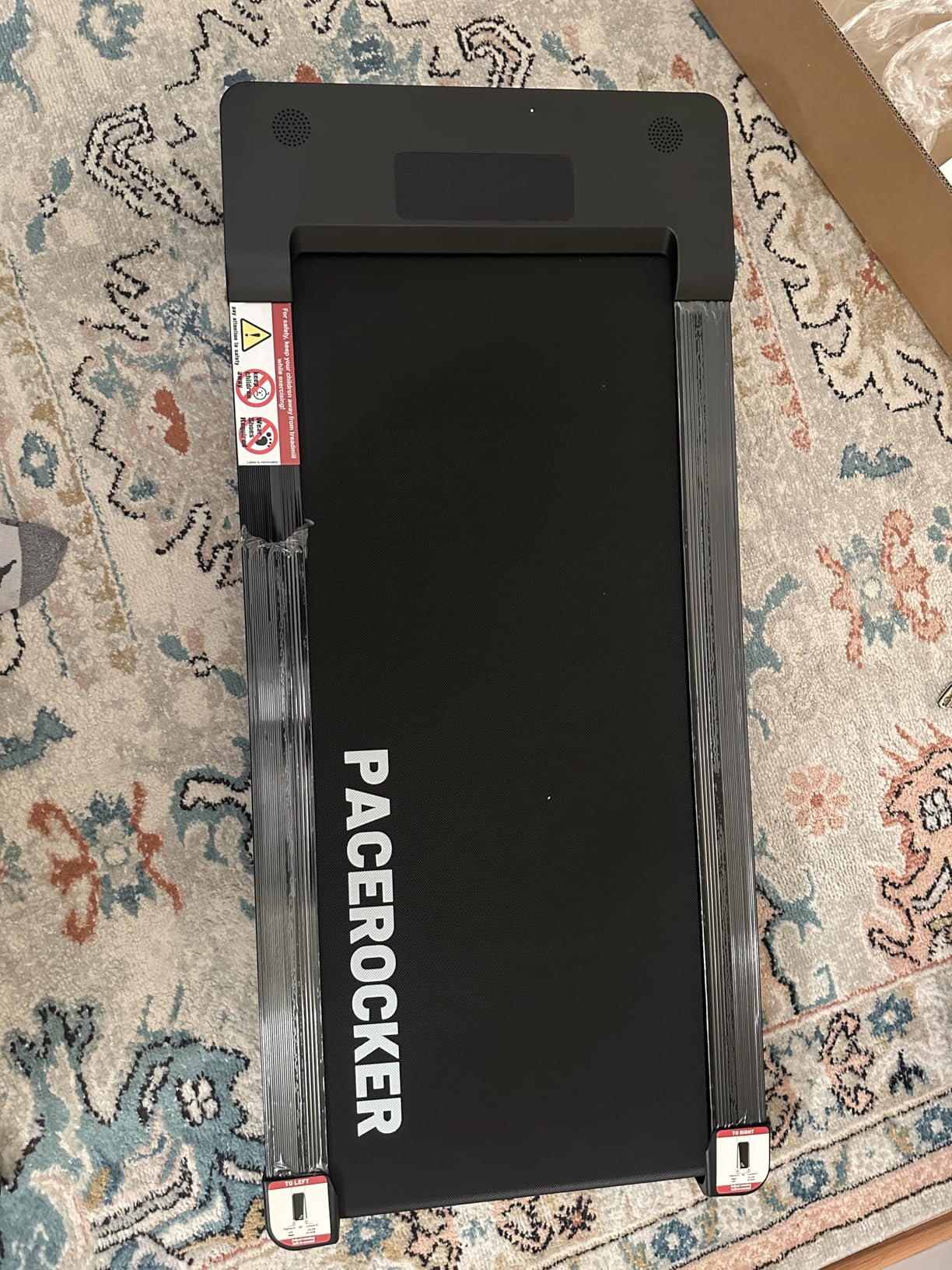 Walking Pad Treadmill with 12% 9-Level Auto Incline, 450 lbs Capacity Bluetooth Speaker Under Desk Treadmills for Home Hiking, 5 MPH customer photo 1