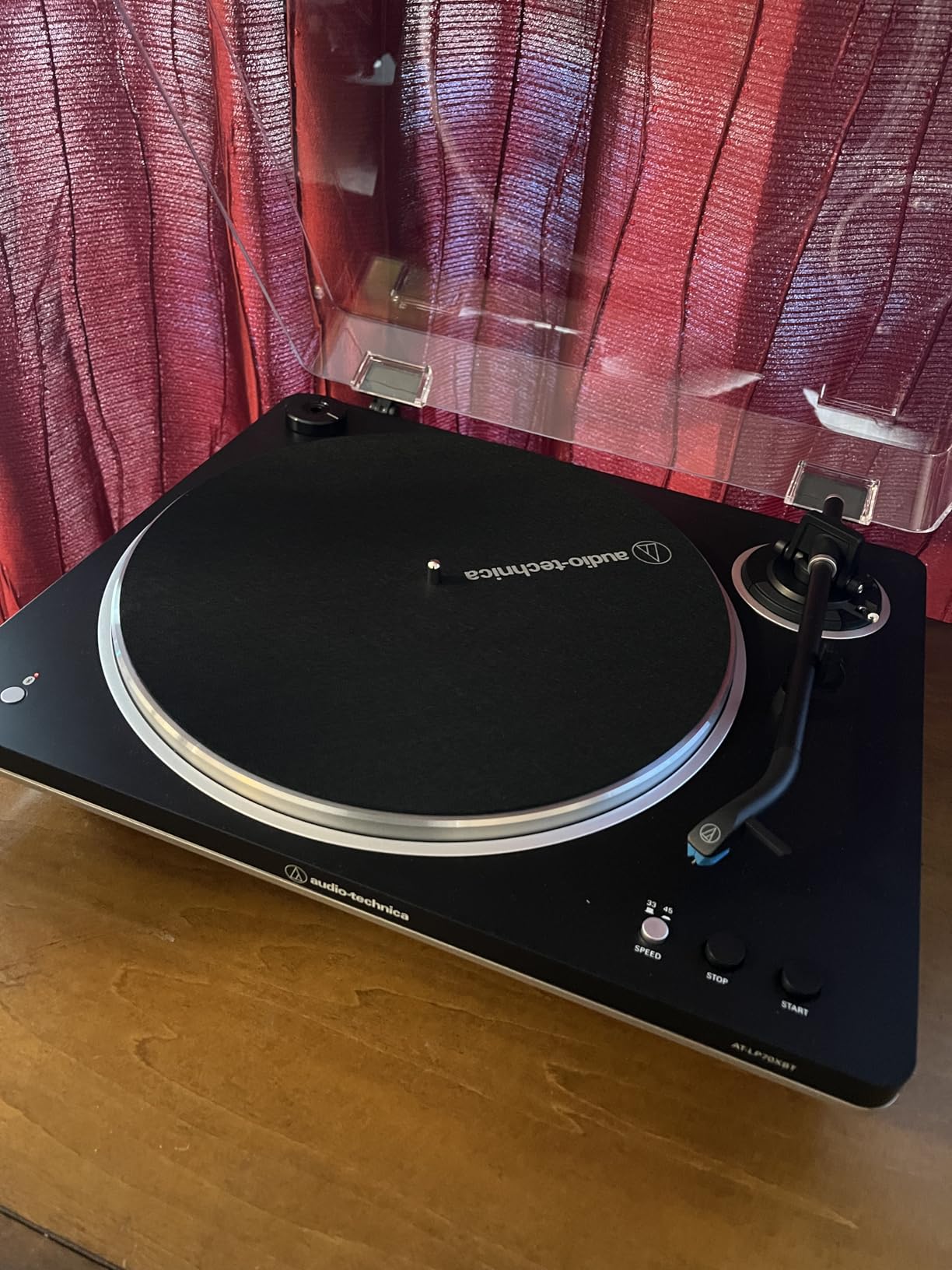 Audio-Technica AT-LP70XBT Wireless Turntable (Black/Silver) customer photo 2