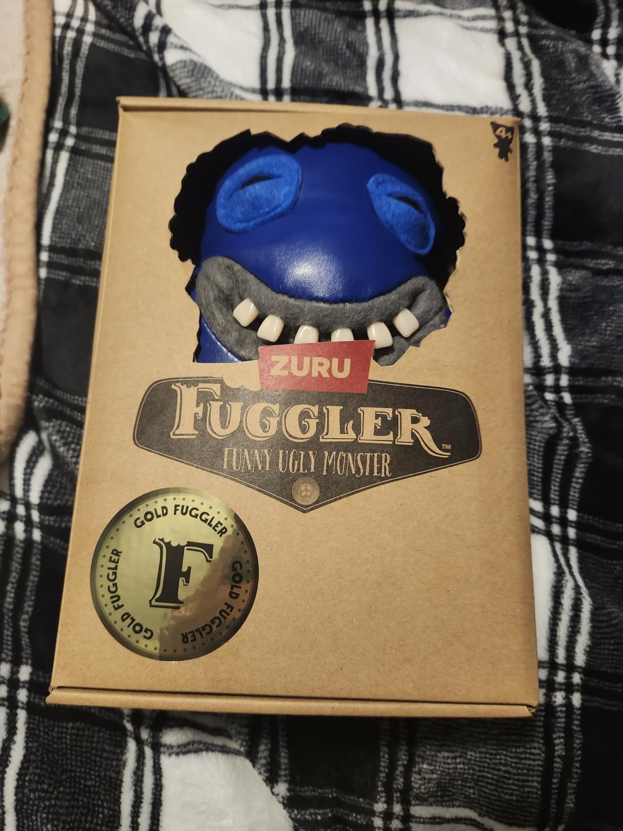 Fuggler Gold Fuggs by ZURU Funny Ugly Monster, Plush, Collectible, Toy (Grumpy Grumps - Eyes) - Customer Photo 1