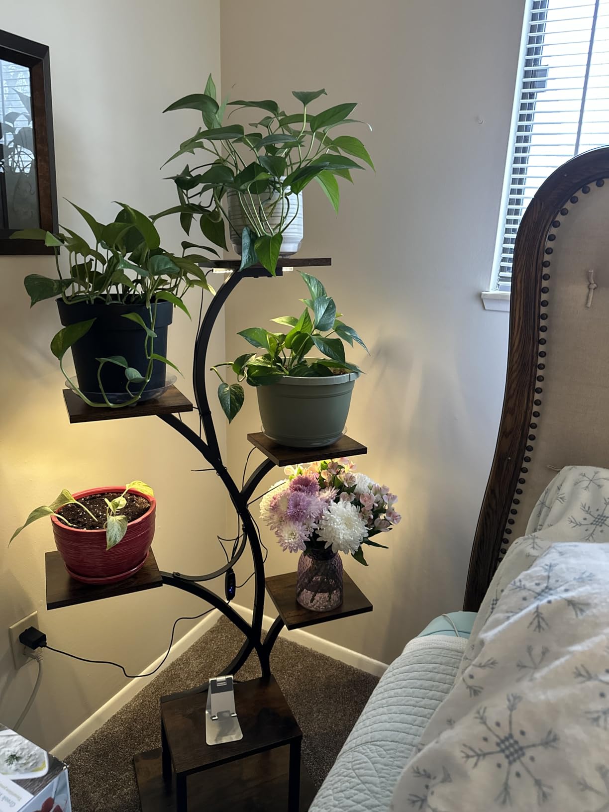 BACEKOLL Plant Stand Indoor with Grow Light, 7 Tier 49