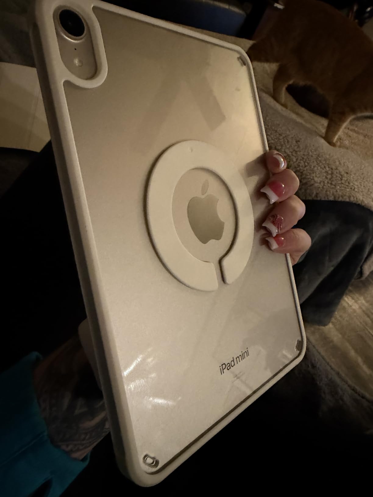 Apple iPad mini (A17 Pro): Apple Intelligence, 8.3-inch Liquid Retina Display, 128GB, Wi-Fi 6E, 12MP Front/12MP Back Camera, Touch ID, All-Day Battery Life - Blue customer photo 2