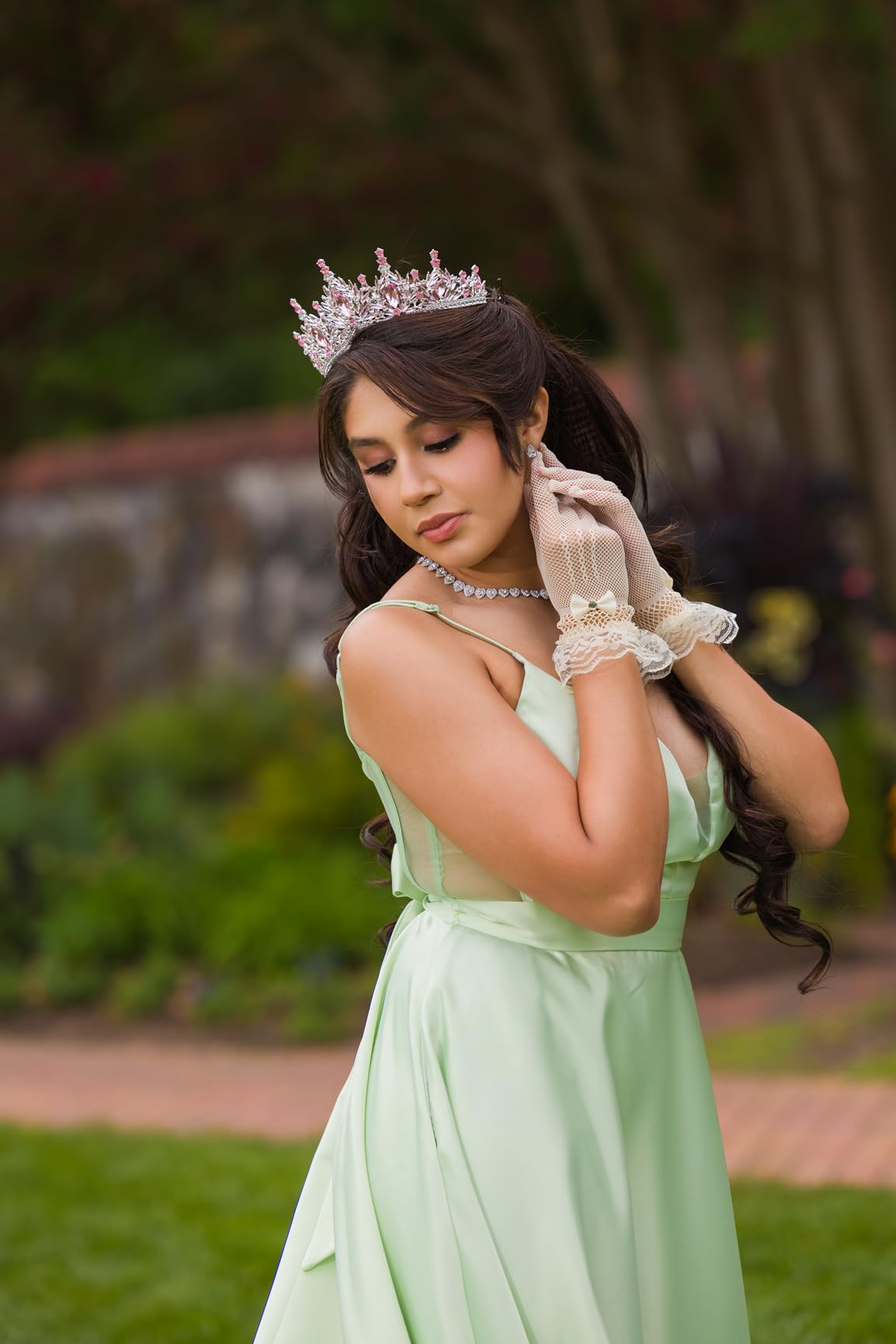 Swarovski Ariana Grande Collection, Clear Crystal & Pearls, Rhodium Finish, Necklaces, Earrings and Bracelets - Customer Photo 1