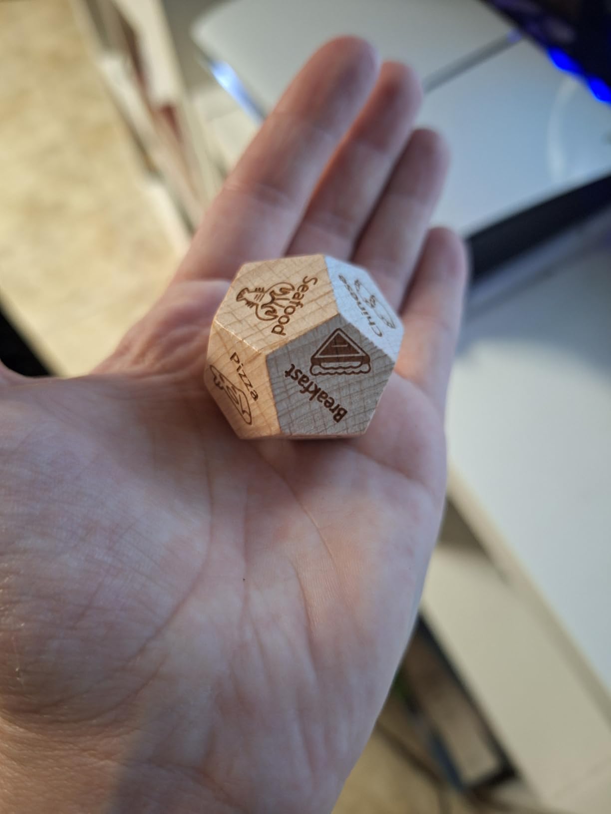 Valentines Day Gifts for Him Her, Stocking Stuffers for Men Women Adults, Anniversary Birthday Gifts for Men Women, Date Night Food Dice - Customer Photo 1