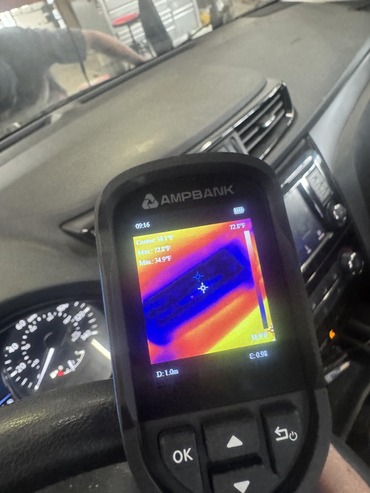 H128 Handheld Thermal Camera, 240 x 240 TISR Resolution, 24h Battery Life Thermal Imaging Camera, 25 Hz Infrared Camera with Temperature Alarm, -4℉~ 842℉ Temp Range, IP65 Protection Level customer photo 2