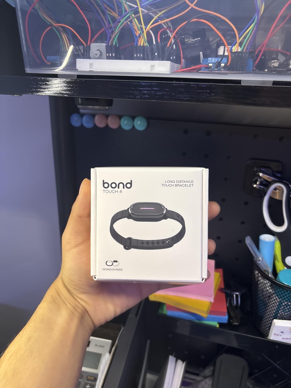 BOND TOUCH 4 - Long Distance Relationship Bracelets for Couples (Set of 2) - Feel Each Other's Touch Across Any Distance | Long Distance Relationship Gift for Couples | Matching Couple Bracelets Customer Review BOND TOUCH 4 - Long Distance Relationship Bracelets for Couples (Set of 2) - Feel Each Other's Touch Across Any Distance | Long Distance Relationship Gift for Couples | Matching Couple Bracelets - Customer Photo 1