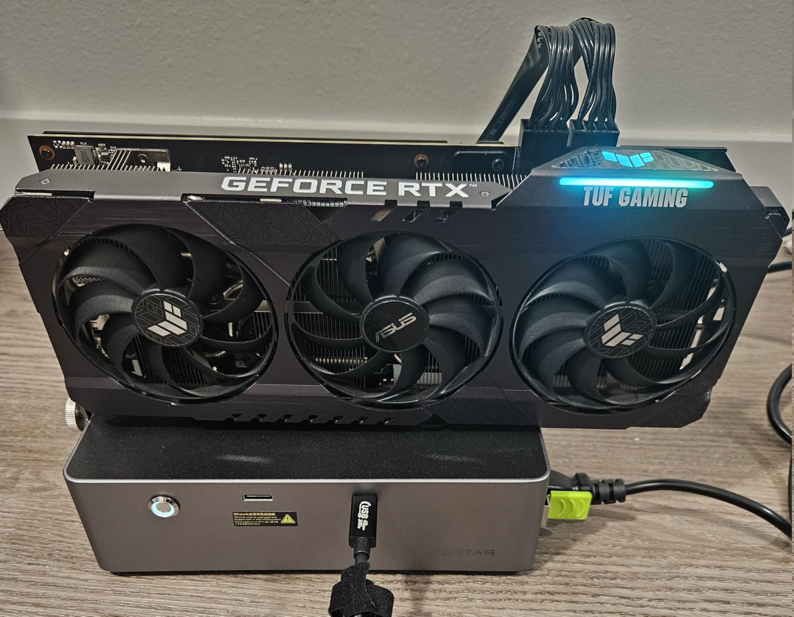 AOOSTAR AG02 EGPU Dock with 800W PSU, OCuLink+USB4 Ports and TGX Hot Swap,Support Up to 600W EGPU Support(not Support 5090,5090D) customer photo 2