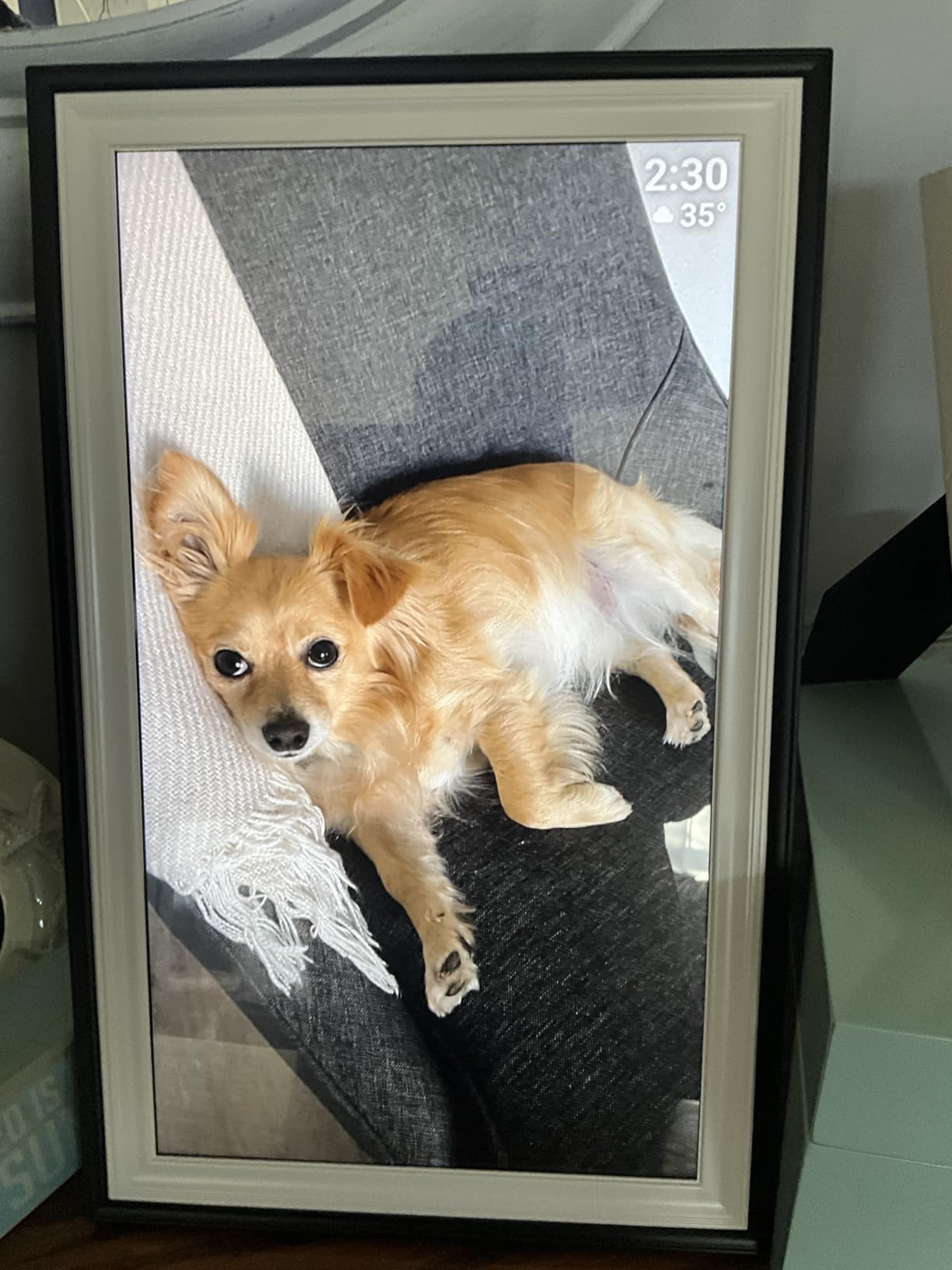 BIGASUO Digital Picture Frame Frameo 15.6