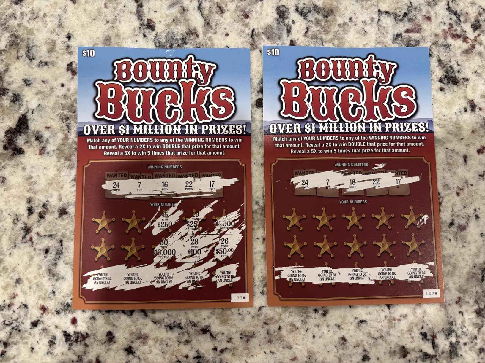 Will You Be My Godfather Proposal Cards - Set of Two Surprise Scratch to Reveal - Godfather Proposal Gifts - Will You be my Godparents - God father Gifts for Men - Scratch off Tickets - Customer Photo 1