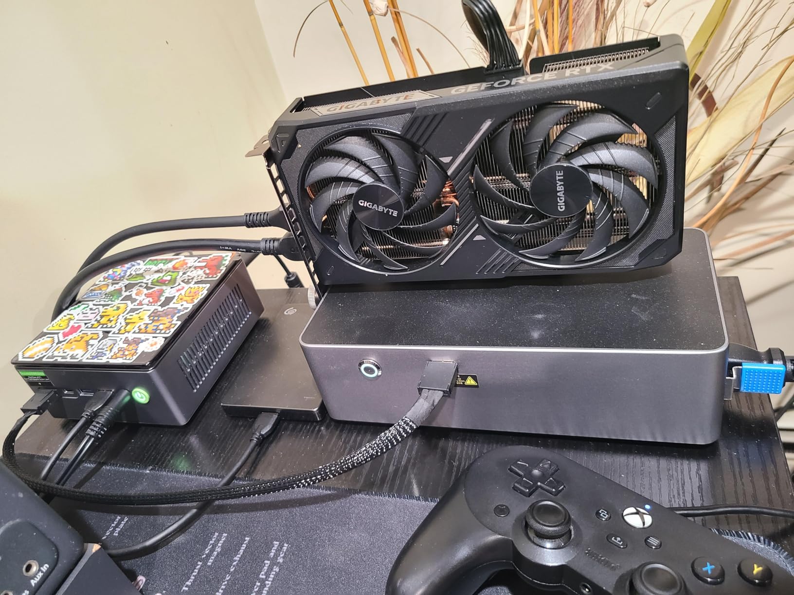 AOOSTAR AG01 External GPU Docking Station, Supports Mainstream NVIDIA and AMD Graphics Cards, Built-in 800W Power Supply, Oculink Expansion Graphics customer photo 1