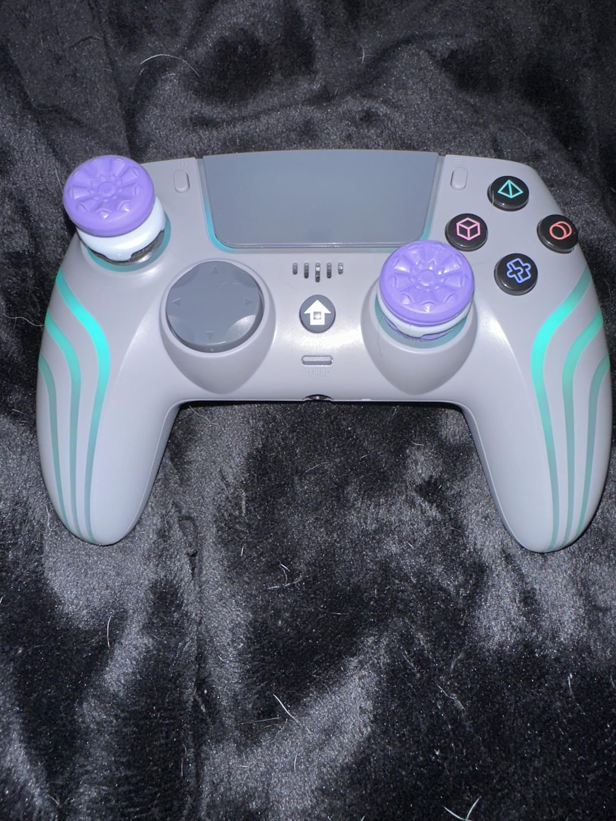 JYELUK Wireless Controller for PS5 with RGB Lighting, Compatible with PS5 Controller/Windows PC,/Android/iOS customer photo 2