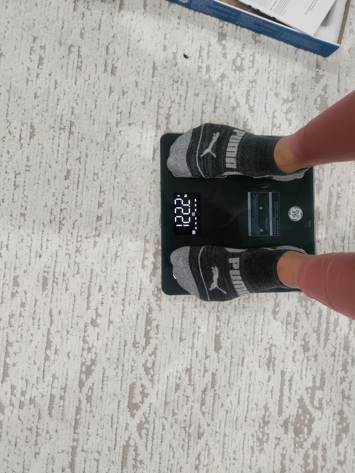 GE Smart Scale for Body Weight and Fat, Digital Bathroom Scales with LED Display BMI Body Fat - Bluetooth 13 Body Composition Monitor for Muscle Mass People with App, Accurate 400lb Weighing customer photo 1