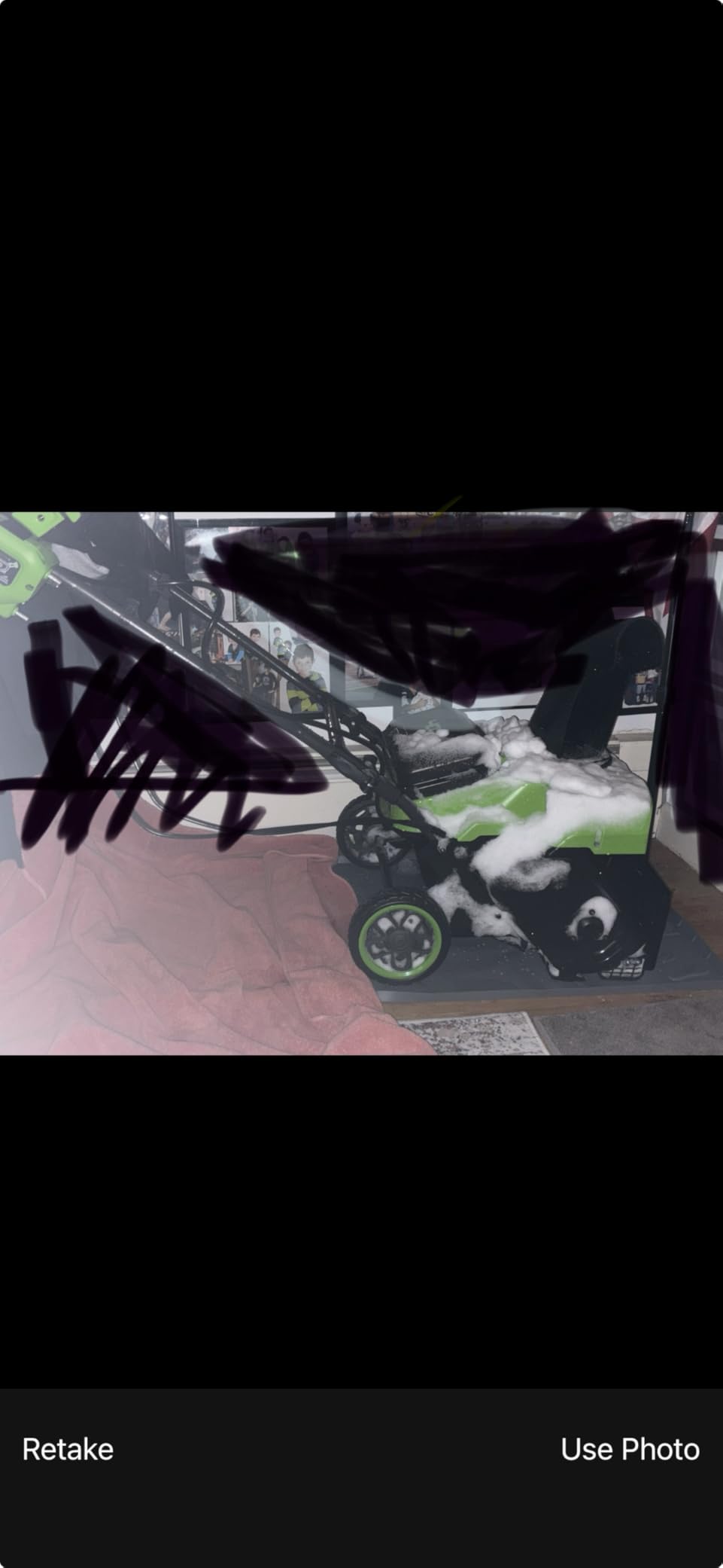 Greenworks 40V 20'' Snow Thrower 5Ah Battery customer photo 1