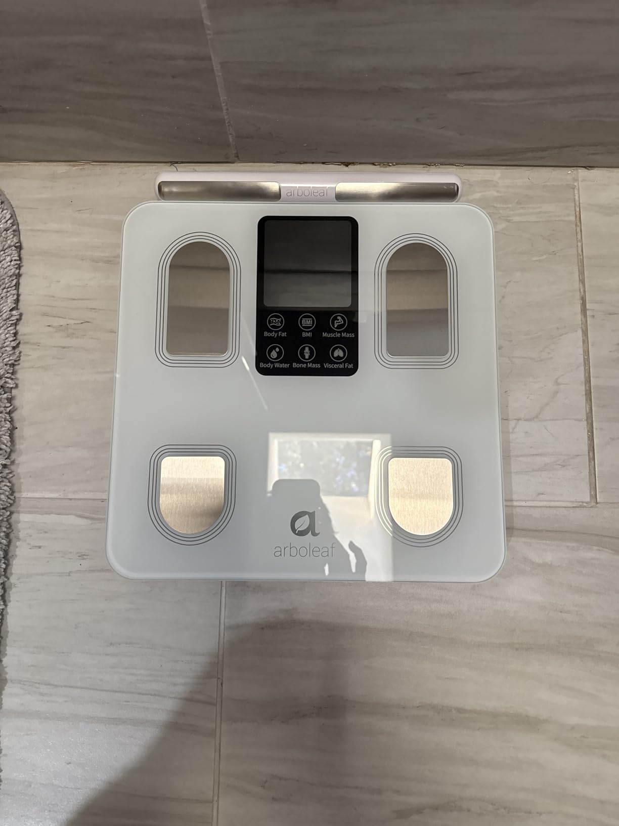 arboleaf Scale for Body Weight, Smart Scale with BMI, Body Fat, Muscle Mass, Upgrade 50+ Metrics Full Body Composition Analyzer, 8-Electrode High Precision Digital Bathroom Scale, Bluetooth Sync customer photo 2