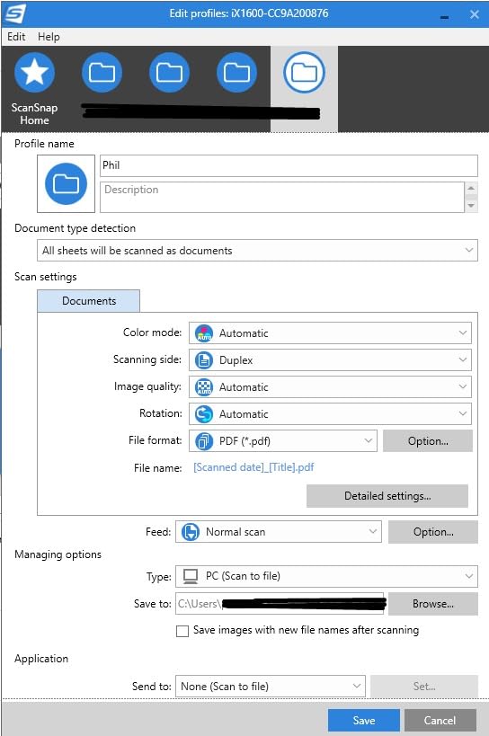 ScanSnap iX2500 Photo Edition Wireless or USB High-Speed Cloud Enabled Photo, Document & Receipt Scanner with Large 5