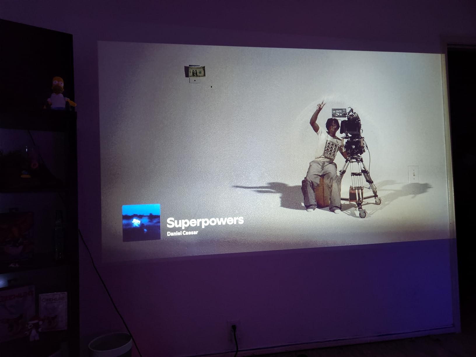 Smart Projector with 4K 8K Support, Mini Projector with Wifi6 and Bluetooth5.4, 600 ANSI, Auto Focus & Obstacle Avoidance 1080P Portable Movie Proyector for Home Outdoor, Magcubic HY350Max customer photo 1