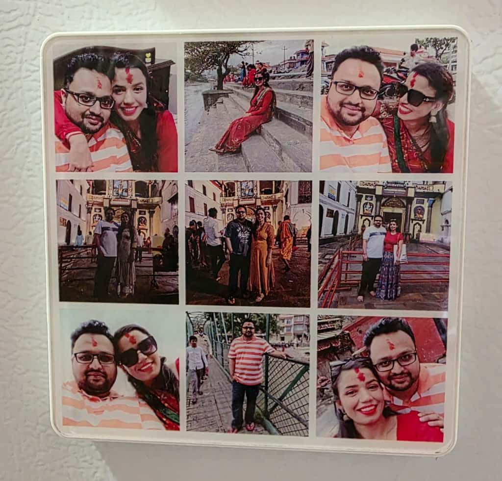 Custom Music Fridge Magnet Personalized Gifts for Valentines Day Can Play Songs Record Voice, Customized Musical Photo Frame Spotify Gifts for Him Her Girlfriend Women on Christmas Anniversary - Customer Photo 1