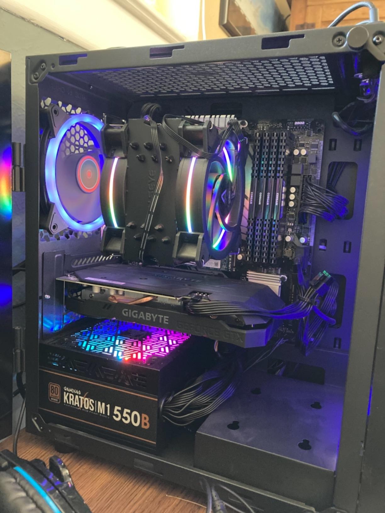 Skytech Archangel Gaming PC, Intel i5 14400F 2.5GHz, NVIDIA RTX 5060, 1TB NVMe SSD, 32GB DDR4 RAM 3200, 650W Gold PSU, Wi-Fi, Win 11, Desktop customer photo 2