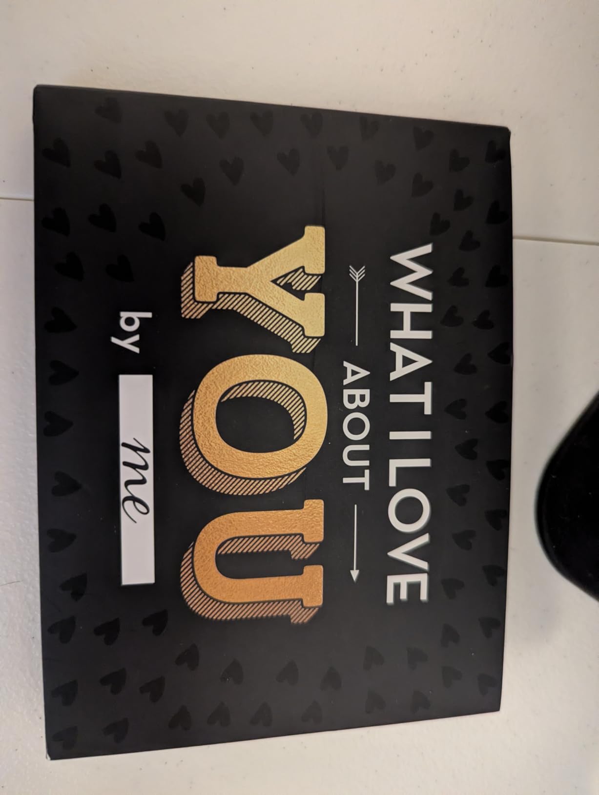 What I Love about You Book - Valentines Day Gifts for Him, Her - Fill-in-the-Blank Book for Men, Boyfriend, Husband, Women, Girlfriend, Wife, Him, Her - Couples Gifts for Anniversary, Christmas & More - Customer Photo 1