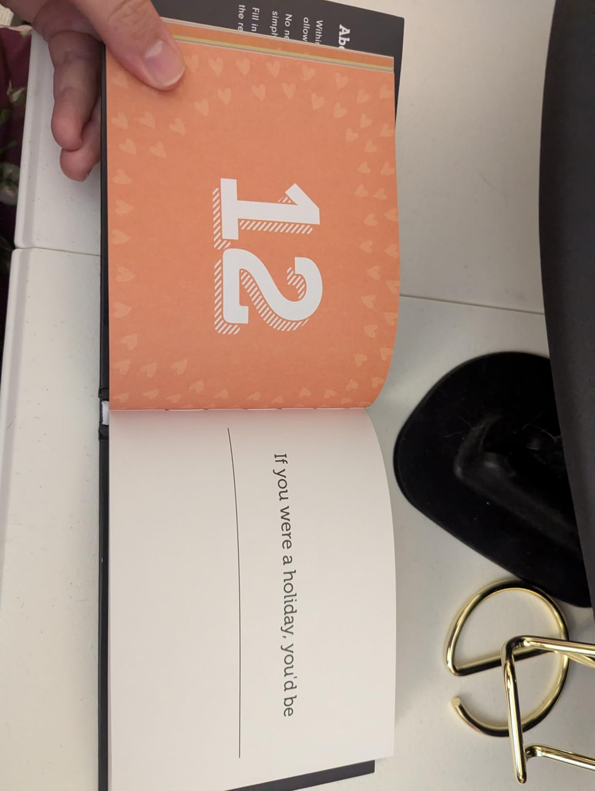 What I Love about You Book - Valentines Day Gifts for Him, Her - Fill-in-the-Blank Book for Men, Boyfriend, Husband, Women, Girlfriend, Wife, Him, Her - Couples Gifts for Anniversary, Christmas & More - Customer Photo 2